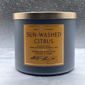 Bath & Body Works Sun-Washed Citrus 3 Wick Candle